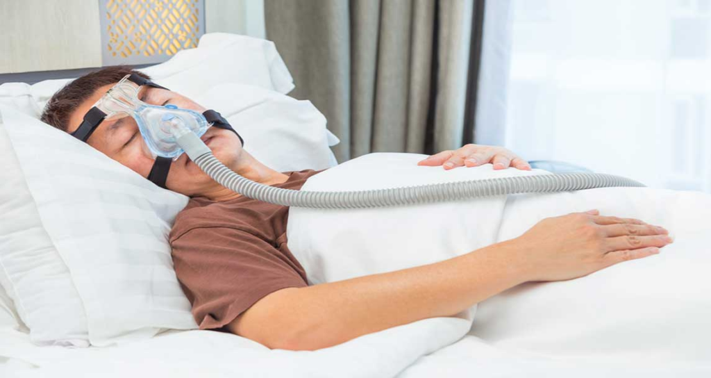 using a CPAP machine